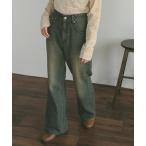  джинсы Denim Denim брюки over da Ise mi flair Denim брюки женский 