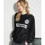 tシャツ オーバーサイズ襟配色ロゴプリントゲーム長袖Tシャツユニフォームシャツ「UNISEX」 メンズ レディース