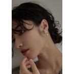 イヤリング パールイヤリング 結婚式 お呼ばれ フォーマル オケージョン ゴールド シルバー ホワイト 大ぶり ボリューム 華やか レディース