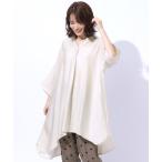 チュニック 「高レビュー/S-LL/洗える/体型カバー」大人のためのスキッパーチュニック