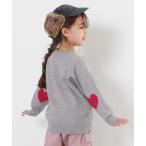 ニット セーター 洗える チクチクしない素肌ニット ハートデザイン ハイネック プルオーバー キッズ 子供服 女の子
