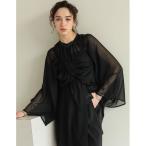 ショッピングシフォン ブラウス シャツ 「オケージョン セレモニー」シアービジュー＆シフォンボウタイ付きブラウス レディース