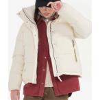 ダウンコート ダウンジャケット 撥水 インサレーション ボリュームハイネック ショート ダウンジャケット / パファージャケット レディース メンズ