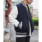 ブルゾン アウター 「完売間近」胸ジップ スタジアム ブルゾン/Zip-Pocket Varsity Blouson（レギュラーフィット） メンズ