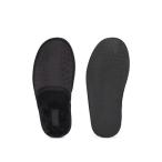 スリッパ モノグラムアッパー＆オープンバック フリースライニング スリッパ