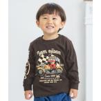 tシャツ ジャムおじさんバイク長袖Tシャツ キッズ 子供服 男の子 女の子