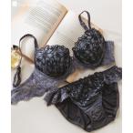 ショッピングブラジャー ショーツ セット ブラジャー ショーツセット マーガレット刺繍のフェミニンランジェリー自分らしいバストに 「ナチュラルデイリーブラ002 ペアブラジャー（ワイヤー有り）