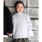 ニット セーター 「新色追加」「KIDS」スウェットライクニットプルオーバー キッズ 子供服 男の子 女の子