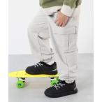 パンツ あったか防風 裏フリース ワイドカーゴパンツ キッズ 子供服 男の子 女の子