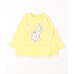 tシャツ 「ベビー」うさぎアップリケTシャツ キッズ 子供服 女の子