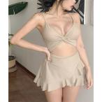  купальный костюм . изначальный Cross передний открытый One-piece купальный костюм женский 