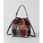 ショッピングブラックレーベル ハンドバッグ クレストブリッジチェックキャンバスコロン