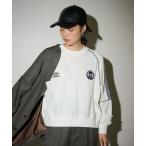 トレーナー スウェット UMBRO × FREAK'S STORE/アンブロ 別注 Line Logo Crew Neck Sweat/別注 ラインロ