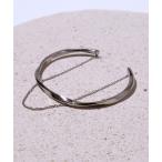 ショッピングバングル バングル 「WEB限定」“Moment”2連バングル/ツイスト×チェーン/サージカルステンレス（金属アレルギー対応）「LHME / エルエイチエムイー