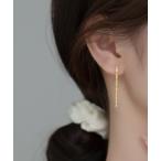 ピアス YU-KA_ツイストタッセルスリムピアス レディース