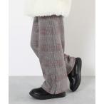 ショッピング女の子 パンツ RICH WARM 裏シャギープリント フレアパンツ キッズ 子供服 女の子