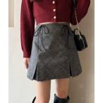スカート 2WAYリボンミニスカート「リボン取り外し可能」 レディース