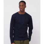 tシャツ 「DAILY/デイリー」RIB LONGSLEEVE HENLEY NECK T-SHIRT / リブ 長袖 ヘンリーネック Tシャツ デイ