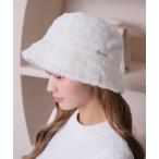 帽子 ハット プレートファーバケットハット レディース