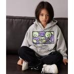 ショッピング女の子 パーカー  「PAIRMANON STREET」裏毛 プリント フーディー スウェット 長袖 パーカー キッズ 子供服 男の子 女の子