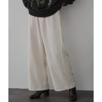 パンツ サイドラインコーデュロイパンツ レディース