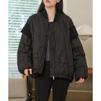 ダウンコート ダウンジャケット diamond quilt short down jk レディース