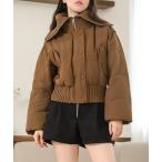 ダウンコート ダウンジャケット knit layered compact down jk レディース