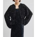 ブラウス シャツ シアーフリンジデザインブラウス レディース