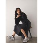 スカート ヘムスリットジャンパースカート