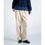 ショッピングau パンツ 「D.M.G / ディーエムジー」　8wコーデュロイ ツータックトラウザー レディース