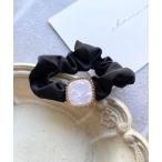 シュシュ pur chouchou/マーブル べっ甲 シュシュ P4339