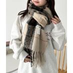 マフラー ストール シンプルタータンチェックマフラー レディース
