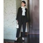 ショッピングセットアップ セットアップ 2点セット ｜ サイドプリーツ ジャケット ＆ テーパードパンツ セットアップ スーツ ｜ 入園式 入学式 卒業式 卒園式 七五三 ママ