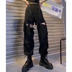  брюки-карго Nia(nia)/ cut наружный широкий Street брюки женский 