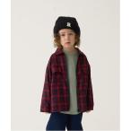 ブラウス シャツ ビッグシルエット長袖チェックシャツ(ジップアップ) キッズ 子供服 男の子