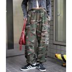 スウェットパンツ ジャージ WEGO/ラインストーンロゴスウェットパンツ レディース