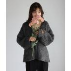 カーディガン teddybear shaggy outer like cardigan / テディベアーシャギーアウターライクカーディガン レディース