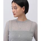 ネックレス ウェーブバーネックレス レディース