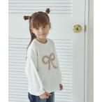 tシャツ 異素材モチーフ ガールズ アソート 長袖Tシャツ キッズ 子供服 女の子