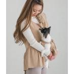 犬 服 カットスウェードペプラムブラウス(セット)