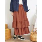 スカート 柄アソート裾重ねスカート