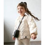 ブルゾン ジャンバー アウター 「リンク」キルト刺しゅうジャケット(キッズ) キッズ 子供服 女の子