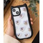 スマホケース ネコ耳ｘネコ柄 シリコンTPU iPhoneケース 「iPhone11/12/13/14/15対応」