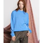 セーター ニット 「UNISEX」Super120s High Gauge Prime-Over Mock Neck Knit Pullover/スー
