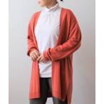 ショッピングロングカーディガン カーディガン 「LL〜6L 大きいサイズ」「WEB/一部店舗限定」ニットロングカーディガン レディース