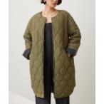 ミリタリージャケット モッズコート バックギャザーキルティングコート アウター / 秋服 / 冬服 レディース