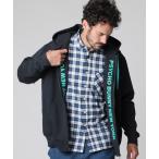  Parker pima обратная сторона шерсть обратная сторона Logo Zip парка мужской 