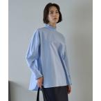 ブラウス シャツ フリルネックシャツ レディース