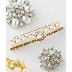 ショッピングブローチ ブローチ パール ライン ブローチ レディース