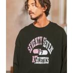 tシャツ mlt4830- middle onz over size L-S t-shirts (athletics 24W) カットソー メンズ